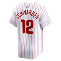 Philadelphia Phillies Kyle Schwarber Nike White Home Limited Player Jersey