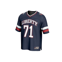 GameDay Greats #71 Navy Liberty Flames Lightweight Football Fashion Jersey