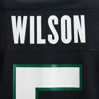 New York Jets Garrett Wilson Nike Legacy Black Alternate Game Jersey