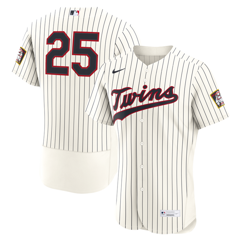 Minnesota Twins Byron Buxton Nike Cream 2026 Field of Dreams Authentic Jersey