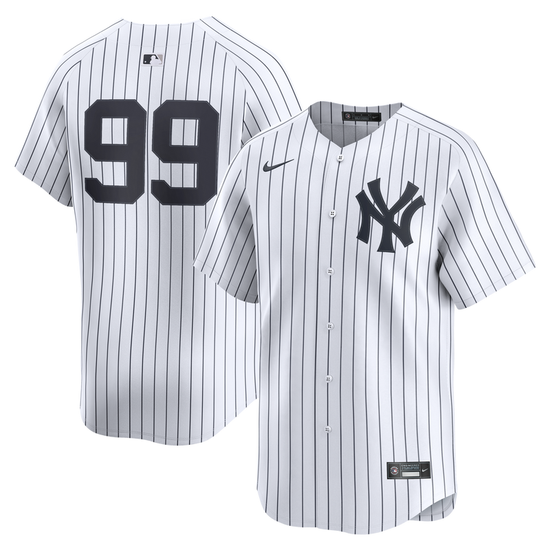 New York Yankees Aaron Judge Nike White Home Limited Player Jersey