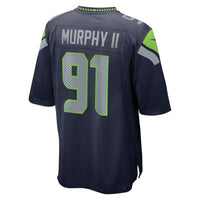 Seattle Seahawks Byron Murphy II Nike College Navy Player Game Jersey