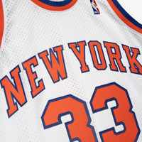 New York Knicks Mitchell & Ness Patrick Ewing 1985 Swingman Authentic Jersey - White
