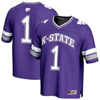 GameDay Greats #1 Purple Kansas State Wildcats Lightweight Collegiate Football Fashion Jersey