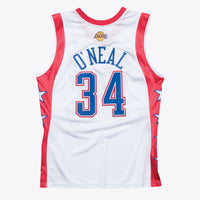 NBA 2004 West Shaquille ONeal Authentic All-Star Jersey By Mitchell & Ness - White -