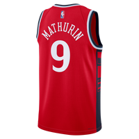 LA Clippers Jordan Brand Statement Edition Swingman Jersey - Red - Bennedict Mathurin -