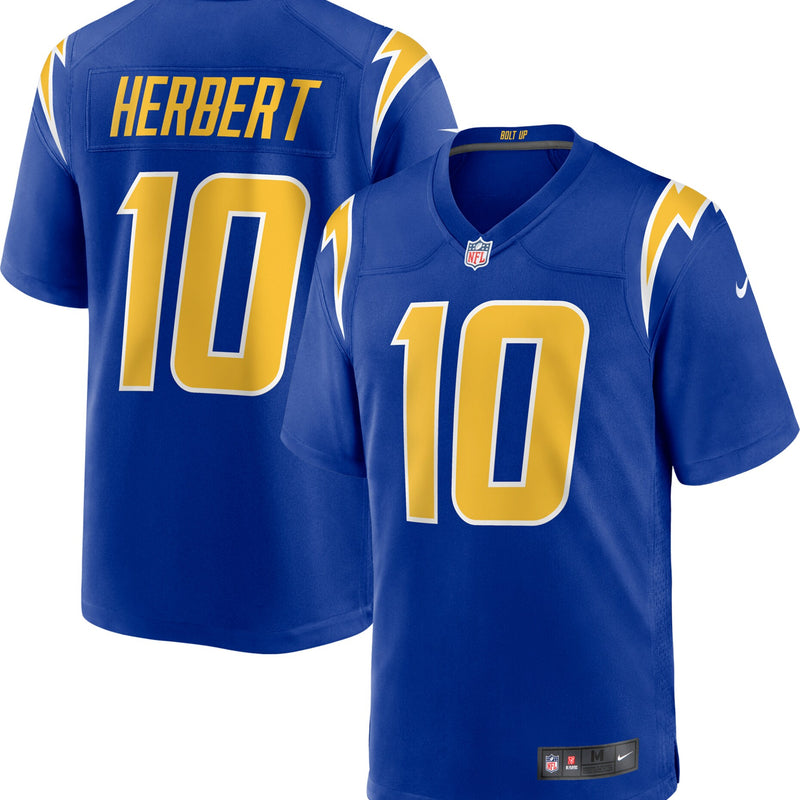 Los Angeles Chargers Justin Herbert Nike Royal Alternate Game Jersey