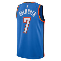 Oklahoma City Thunder Nike Icon Edition Swingman Jersey - Blue - Chet Holmgren