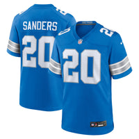 Detroit Lions Barry Sanders Nike Blue Retired Player Game Jersey