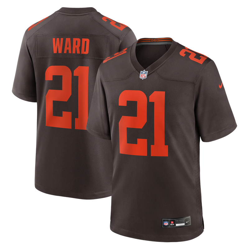 Cleveland Browns Denzel Ward Nike Brown Alpha Dawg Game Jersey