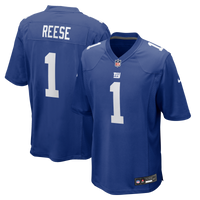 New York Giants Arvell Reese Nike Royal 2026 NFL Draft First Round Pick No. 5 Team Game Jersey
