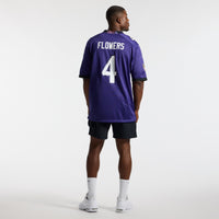 Baltimore Ravens Zay Flowers Nike Purple Team Game Jersey