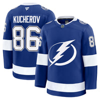 Tampa Bay Lightning Nikita Kucherov Fanatics Blue Home Premium Jersey