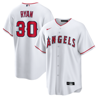 Los Angeles Angels Nolan Ryan Nike White Home Retired Player Replica Jersey