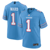 Tennessee Titans Cameron Ward Nike Light Blue Game Jersey