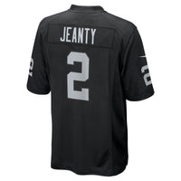 Las Vegas Raiders Ashton Jeanty Nike Black Team Game Jersey