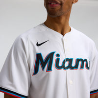 Miami Marlins Nike White Home Limited Jersey