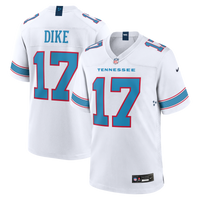 Tennessee Titans Chimere Dike Nike White Game Jersey