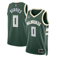 Milwaukee Bucks Nike Icon Swingman Jersey - Green - Brayden Burries