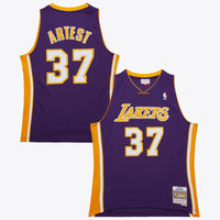 Los Angeles Lakers Mitchell & Ness Ron Artest 2009 Dark Authentic Jersey - Purple