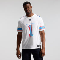 Tennessee Titans Cameron Ward Nike White Vapor F.U.S.E. Stitched Limited Jersey