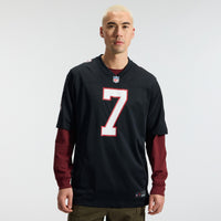 Atlanta Falcons Bijan Robinson Nike Black Throwback Game Jersey