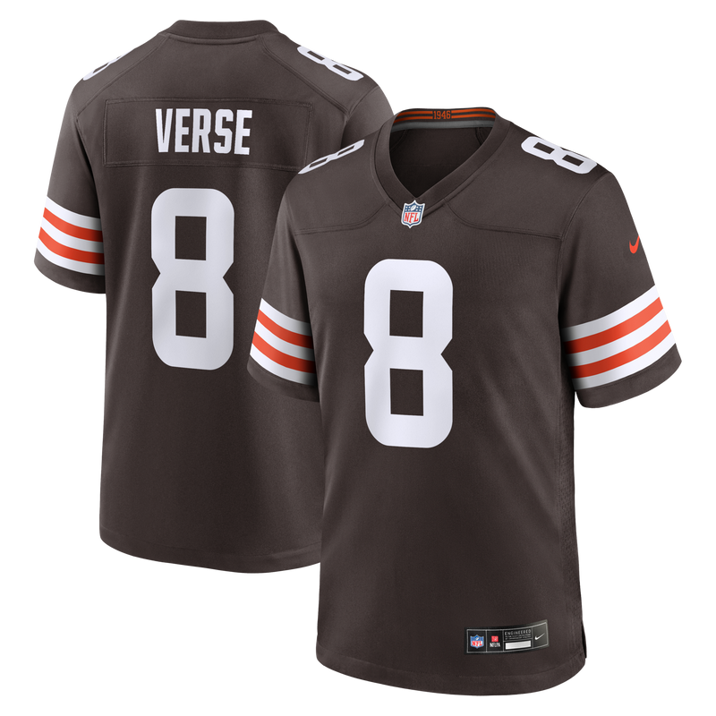 Cleveland Browns Jared Verse Nike Brown Nike Game Jersey