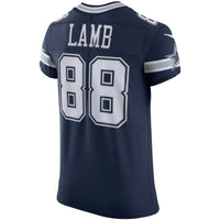 Dallas Cowboys CeeDee Lamb Nike Navy Vapor Elite Jersey
