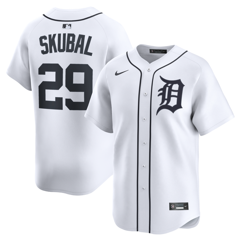 Detroit Tigers Tarik Skubal Nike White Home Limited Player Jersey