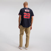 Washington Nationals James Wood Nike Navy Alternate Limited Player Jersey