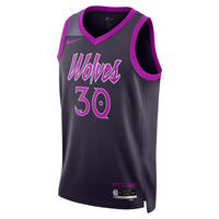 Minnesota Timberwolves Nike 2025/26 City Edition Swingman Jersey - Black - Julius Randle