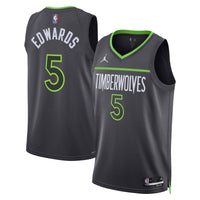 Minnesota Timberwolves Jordan Statement Edition Swingman Jersey - Gray - Anthony Edwards