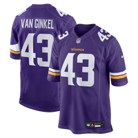 Minnesota Vikings Andrew Van Ginkel Nike Purple Team Game Jersey