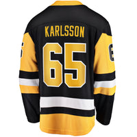 Pittsburgh Penguins Erik Karlsson Fanatics Black Home Breakaway Jersey