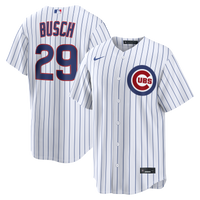 Chicago Cubs Michael Busch Nike White Home Replica Jersey