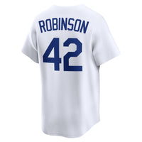 Brooklyn Dodgers Jackie Robinson Nike White Throwback Cooperstown Collection Limited Jersey