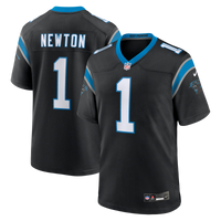 Carolina Panthers Cam Newton Nike Black Team Retired Game Jersey