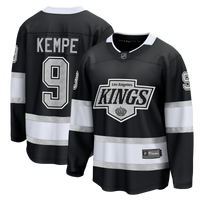 Los Angeles Kings Adrian Kempe Fanatics Black Home Premier Breakaway Player Jersey