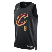Cleveland Cavaliers Jordan Brand Statement Edition Swingman Jersey - Black - Dennis Schröder