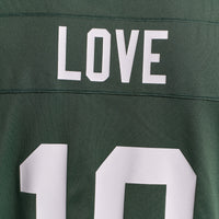 Green Bay Packers Jordan Love Nike Green Player Game Jersey