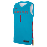 Nike #1 Turquoise Florida State Seminoles Alternate Replica Jersey