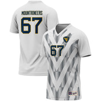 GameDay Greats #1 White West Virginia Mountaineers Lightweight Soccer Fashion Jersey