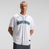 Seattle Mariners Luis Castillo Nike White Home Replica Jersey