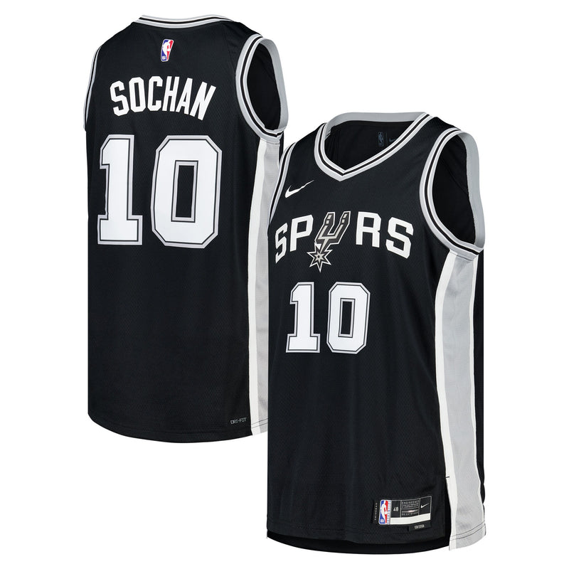 San Antonio Spurs Nike Icon Jersey - Jeremy Sochan