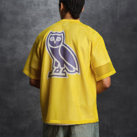 Los Angeles Lakers X OVO Mesh Football Jersey -