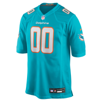 Miami Dolphins Nike Aqua Custom Game Jersey