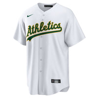 Athletics Shea Langeliers Nike White Home Replica Jersey
