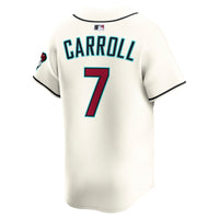 Arizona Diamondbacks Corbin Carroll Nike Cream Home Limited Player Jersey