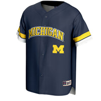 GameDay Greats Navy Michigan Wolverines Spirit Baseball Jersey