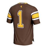 GameDay Greats #1 Brown Wyoming Cowboys Football Jersey